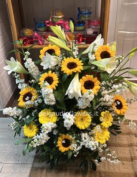 Composizione di fiori mix