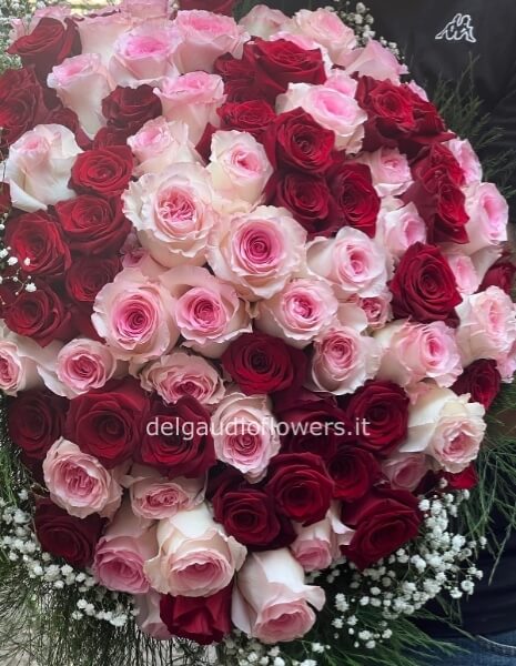 Fascio 100 rose mix color